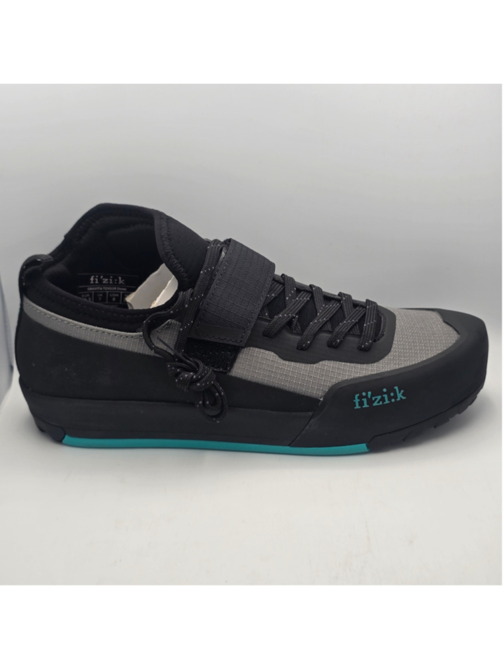 Fizik Mountain Shoes Gravita Tensor Gray/ Aqua Marine - Men's 8 women's 9.5